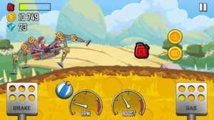 Hill Climb Racing (Unlimited Money, Diamonds, and Fuel) 2