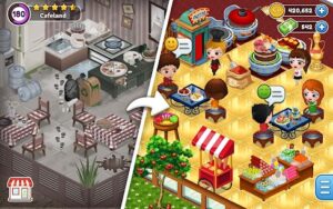 Cafeland (Unlimited Money)v2.29.3 4